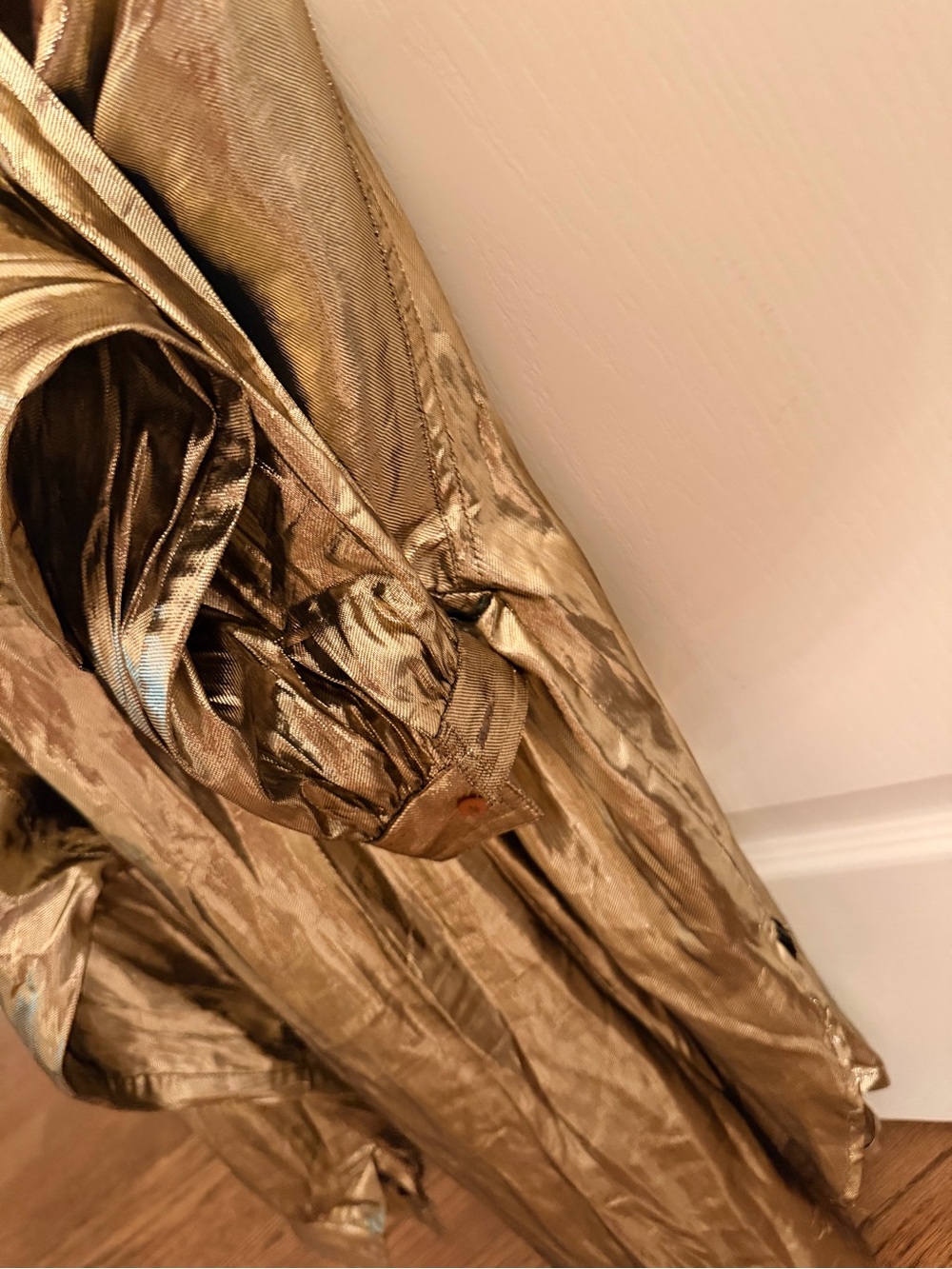 Metallic gold vintage blouse - Picture 6 of 6
